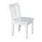 International Concepts Rectangle Set of 2 San Remo Juvenile Chairs, 13.2 W, 16 L, 26 H, Wood, White CC08-105P - alternate 7